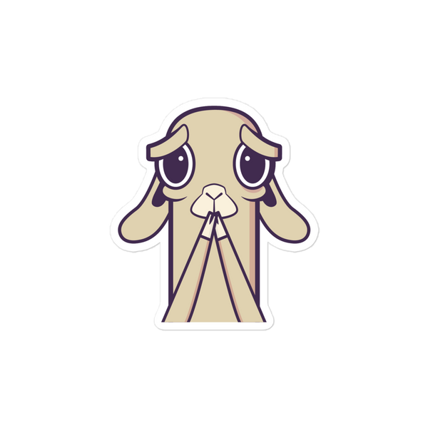 Llama aww - Bubble-free sticker
