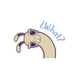 Llama says ¿What? - Bubble-free sticker