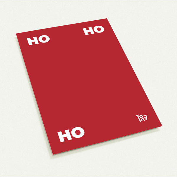 Anthony Nys Grafische Vormgeving Gent Graphic Design Kerstkaartjes Hohoho